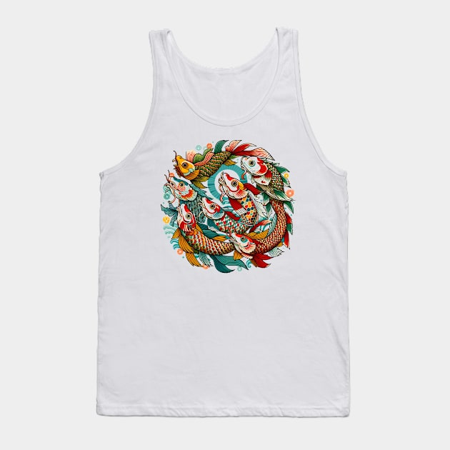 Koinobori Tank Top by titansshirt